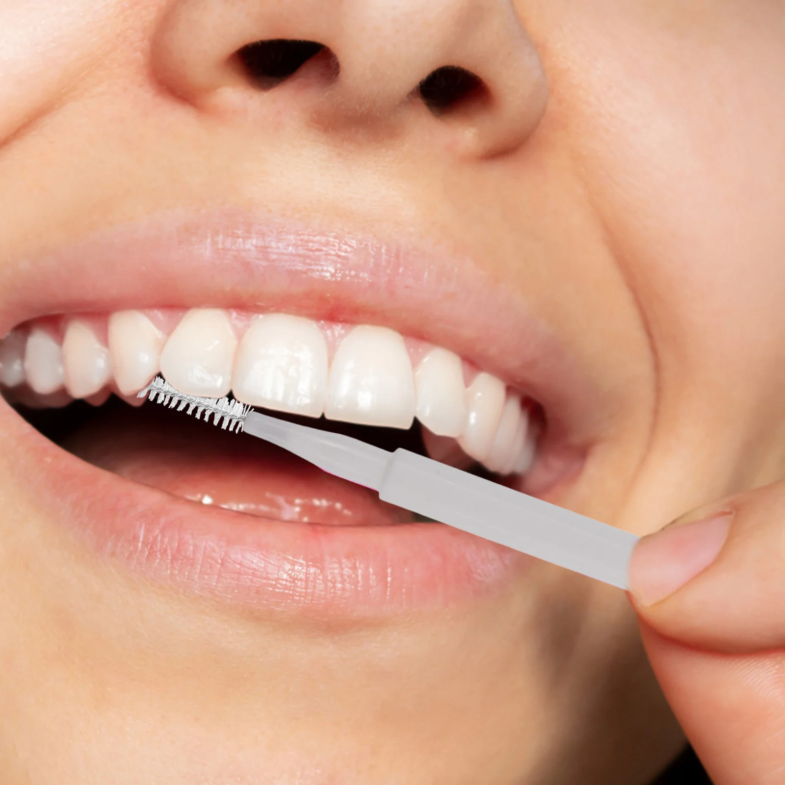 30 قطعة فرشاة بين الأسنان لأقواس الفجوات المحمولة فرشاة الأسنان الصغيرة أدوات تنظيف الفم فرشاة أسنان مريحة للسفر #5