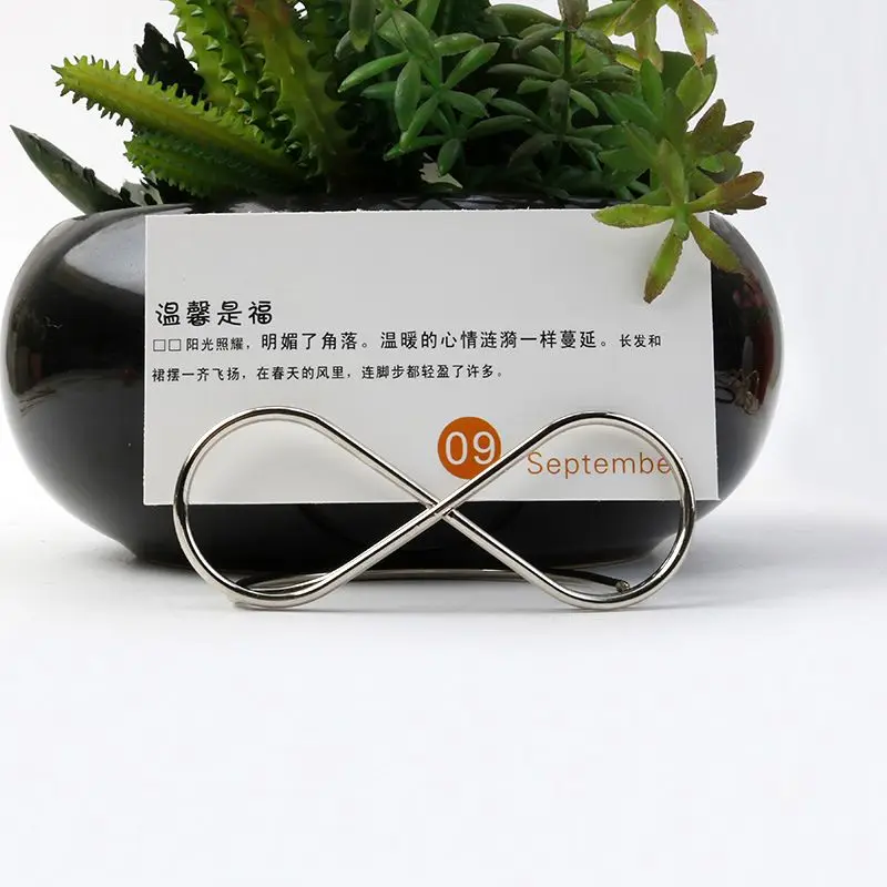 1 Buah Penjepit Foto Logam untuk Nomor Meja Pernikahan, Tempat Kartu Nama, Penyangga Gambar Menu, Dekorasi Meja untuk Pesta Ulang Tahun