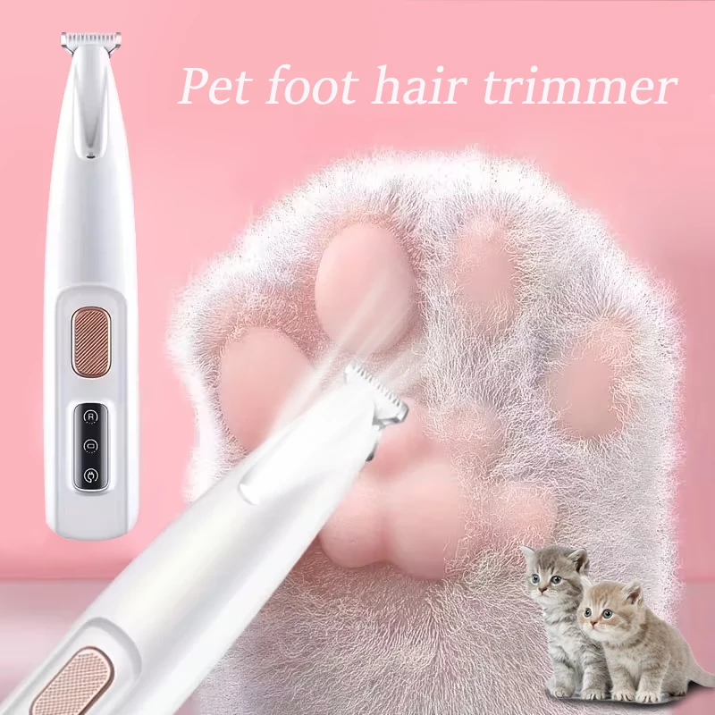 Aparador Elétrico de Pelos para Cães e Gatos, Carregamento USB, Máquina de Tosquia Elétrica para Animais de Estimação, Adequado para Olhos, Orelhas, Rosto e Nádegas de Animais de Estimação