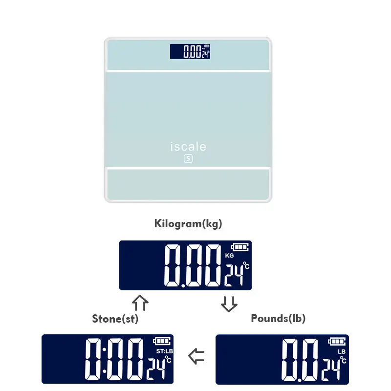 Personal Digital Balance Glass Weighing Smart Electronic Weight Body Digital Scale 180kg Bathroom Scale view 5