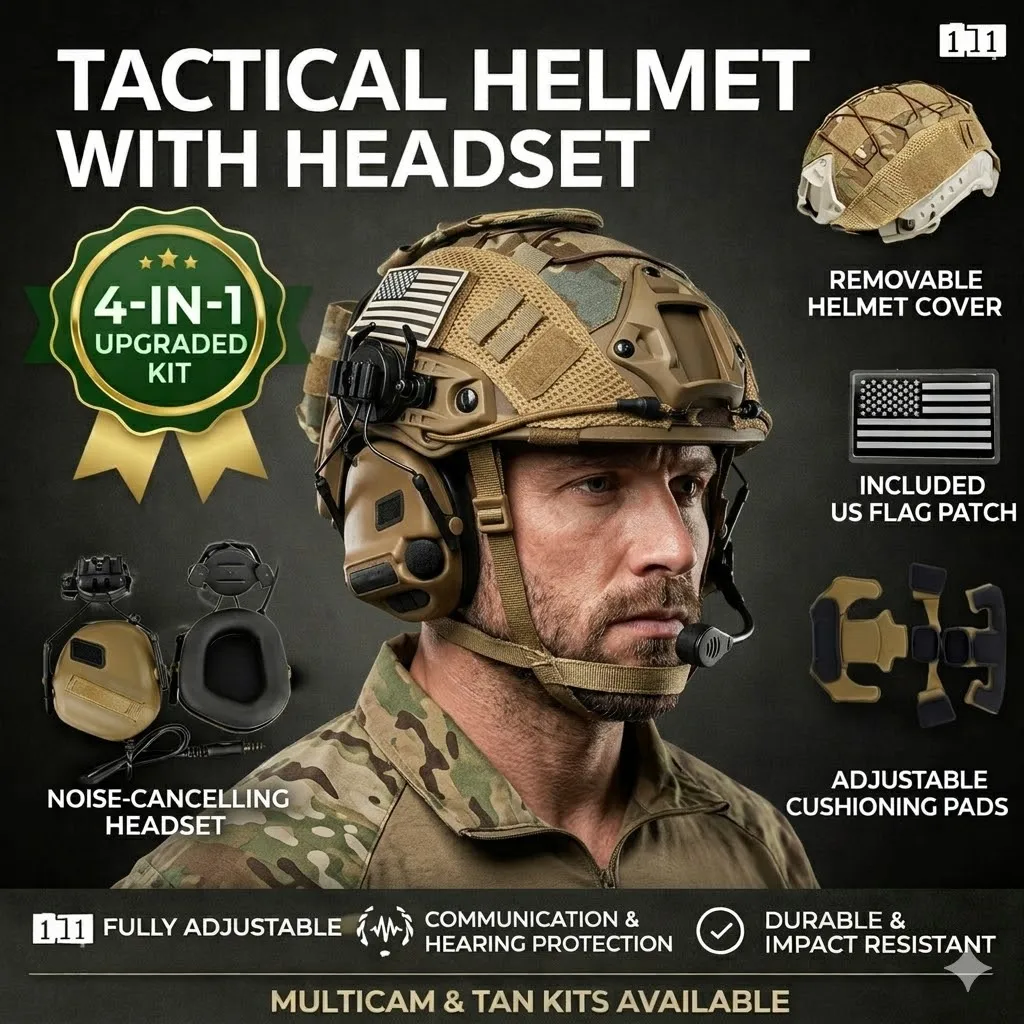 Full Tactical Helme…