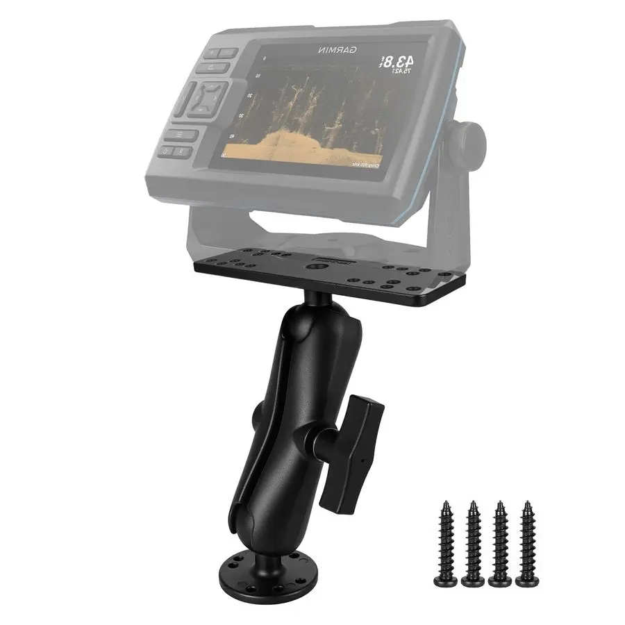 

Finder Mount with C Size 1.5 Ball,5.9 Aluminum Arm Marine Electronics Depth Finder Mount,High Salt Water Resistant,Compatible wi