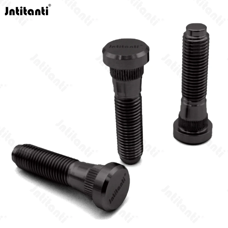 Jntitanti factory racing part 10.9 grade Gr.5 titanium stud wheel stud M12*1.5*55mm for Toyota,Mazda,Honda,Ford,Mitsubishi