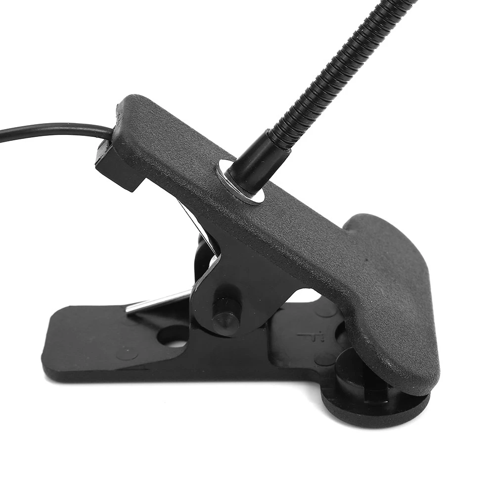Flexible Gooseneck USB LED Reading Light Portable Table Computer Clip Lamp