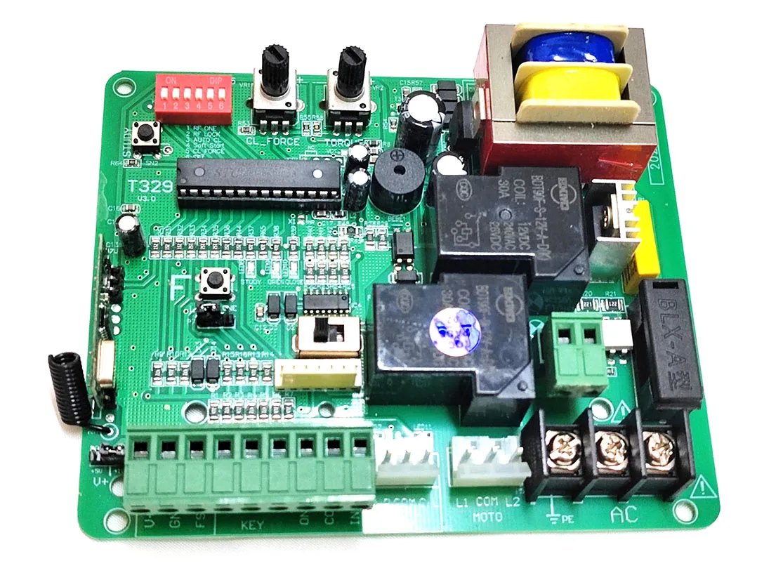 

Плата управления автоматикой для откатных ворот 220В переменного тока Tuya WiFi с функцией автоматического закрытия и плавного запуска (защита от резкого пуска)