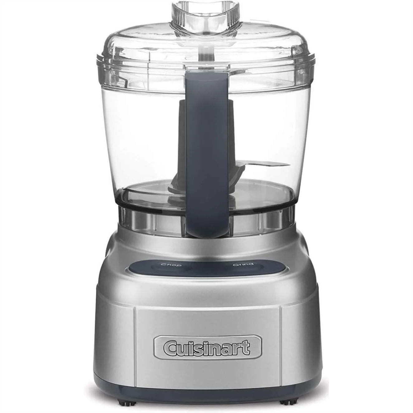 

4-Cup Electric Food Chopper with Auto-Reversing Blade, Dishwasher Safe Parts, Silver