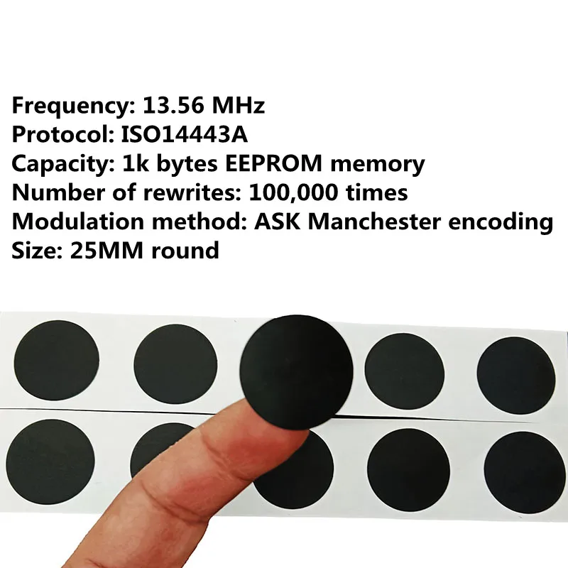 CUID Tag Gen2 electronic rewritable smart key NFC clone token ISO14443 changeable sticker IC 13.56Mhz RFID replica badge