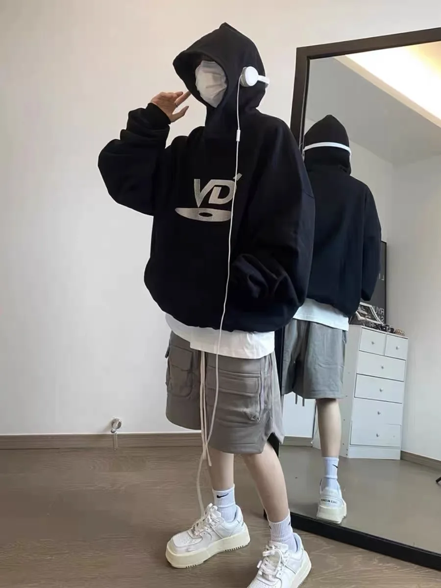 

Толстовка Life Vujade Vd с капюшоном, осенне-зимняя, свободного кроя, парная, повседневная, удобная, грязеотталкивающая