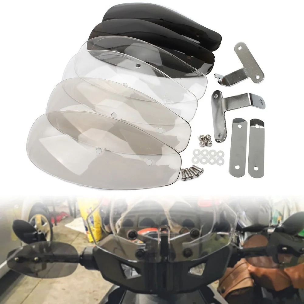 Motorcycle Universal Handguard Wind Screen Cold Protector Windshield Deflector For Harley Yamaha Honda Honda Cruiser Scooter