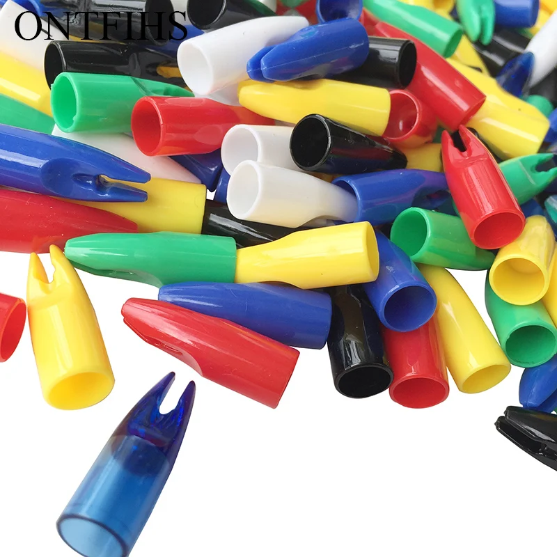 

Стрелы для стрельбы из лука с фиксацией, пластиковые держатели для стрел из лука с внутренним диаметром 8 мм, верхняя одежда, 50 шт.