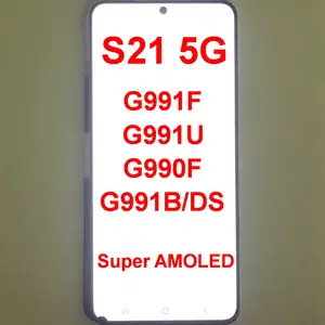 Bilashmart Super AMOLED Samsung S21 5G G991F G991U G991B/DS G990F LCD Display Touch Screen Digitizer With defects Screen 100% testing