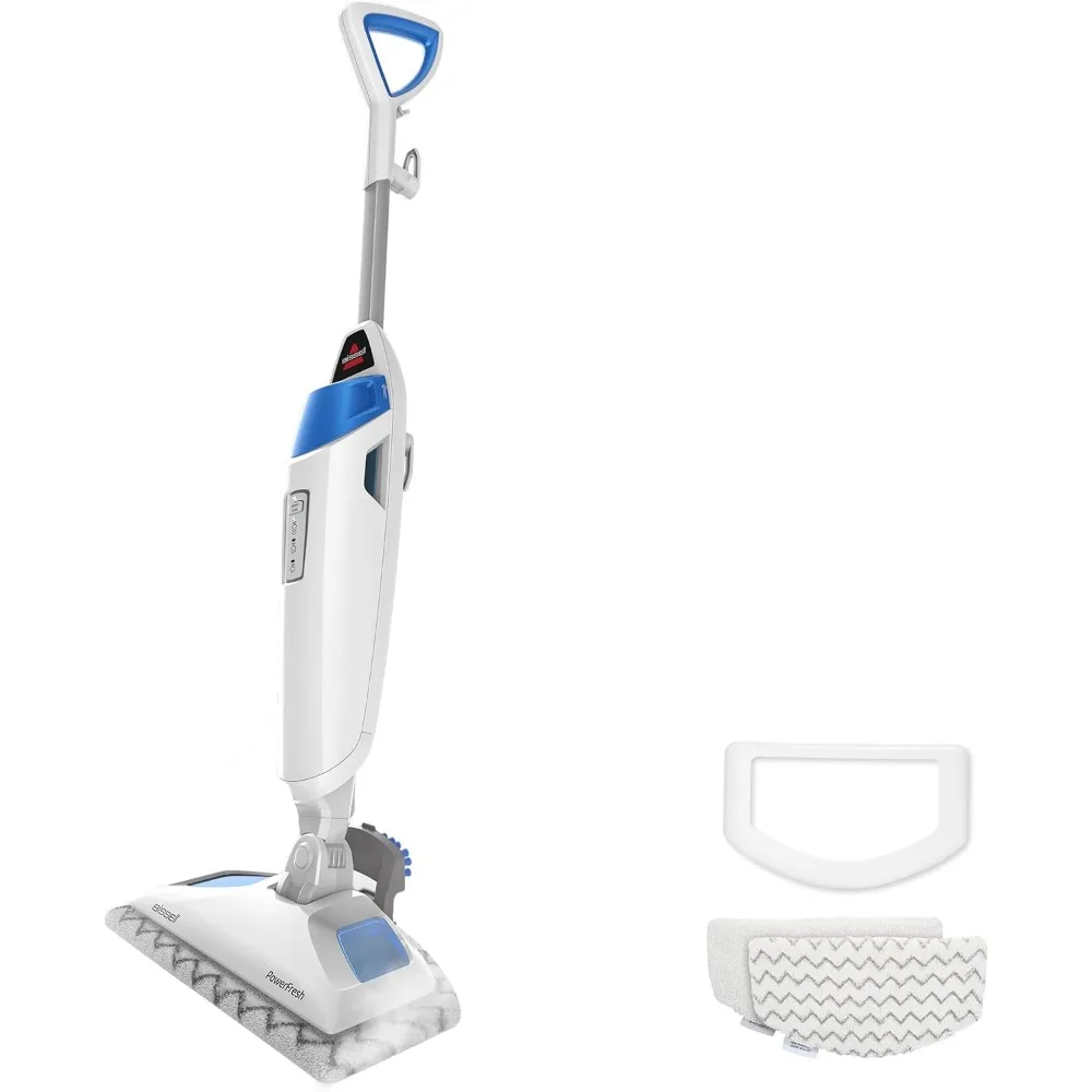 

Powerful Steam Mop for Hard Floors with Natural Sanitization, Easy Scrubber, and Digital Control