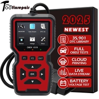 V519 Car OBD2 Code Reader Scanner Supports Voltage Tester Engine Fault Code  Charging Tester Professional Diagnostic Tool
