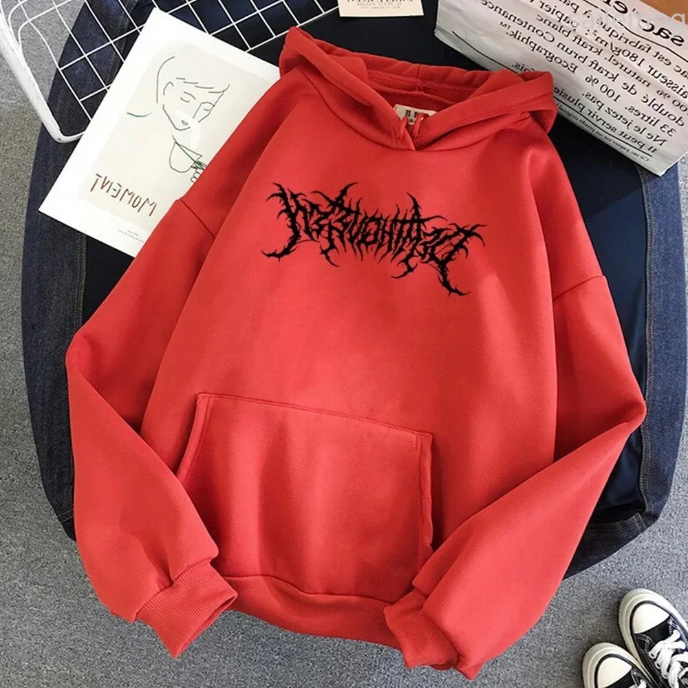 Carta impressão moletom com capuz estilo sudeste asiático outono inverno confortável streetwear roupas de inverno feminino roupas estéticas