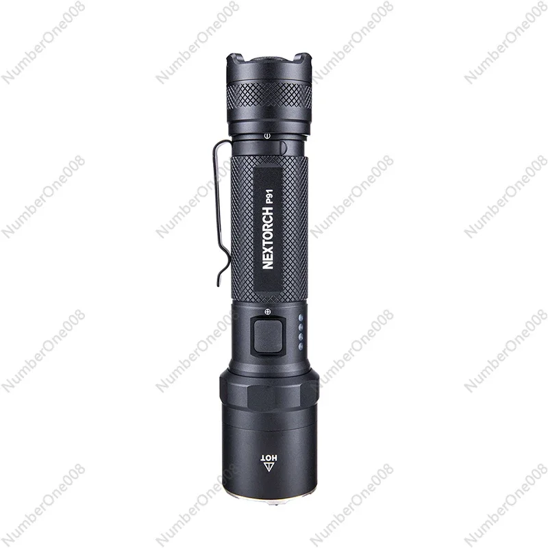 P91 Duty Tactical Special Flashlight Strong Light Long-range Rechargeable Portable Super Bright Search and Rescue Flashlight