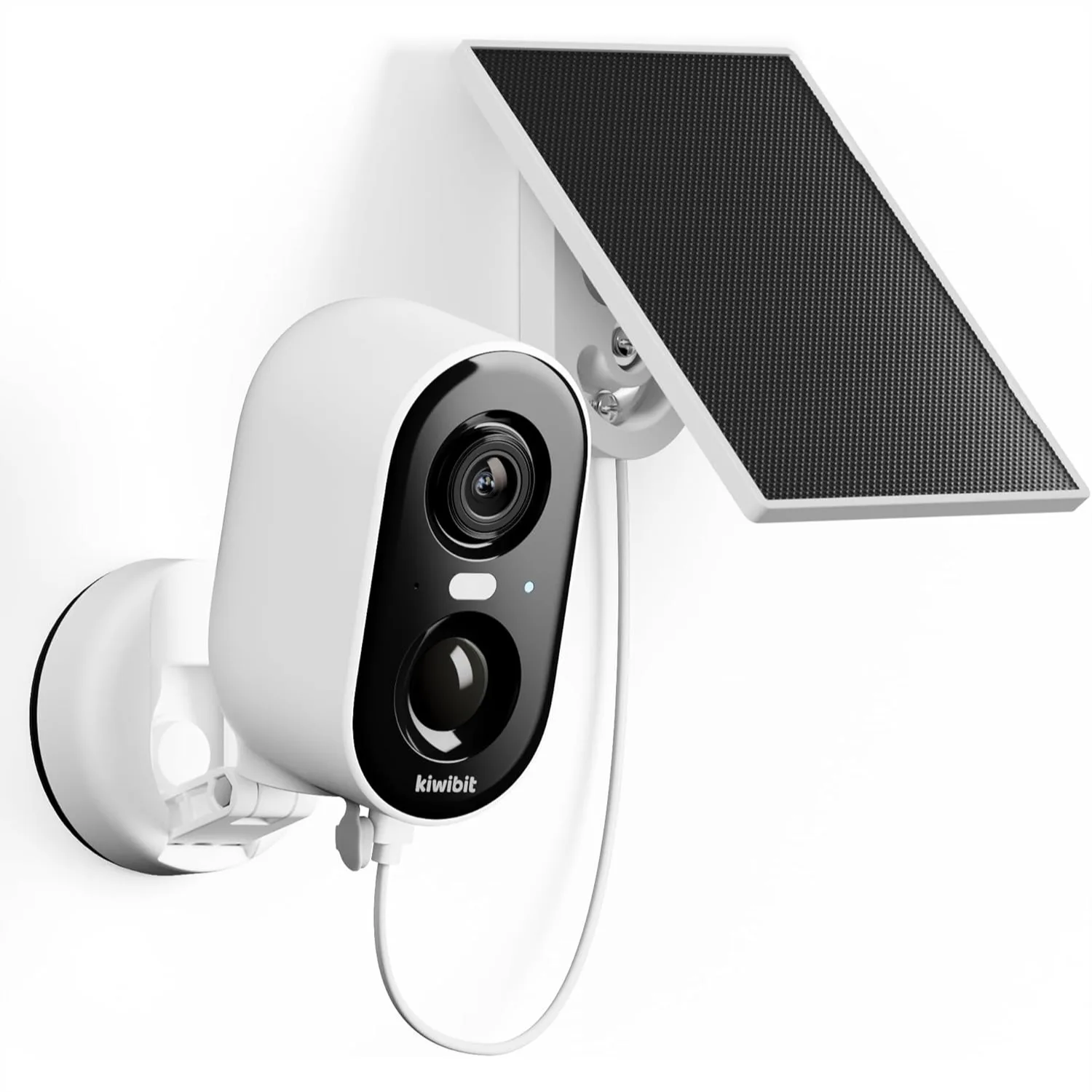 

Kiwibit Solar Security Cameras Wireless Outdoor, 2K Magnetic Installation Battery Powered Camera with AI PIR Motion Detection