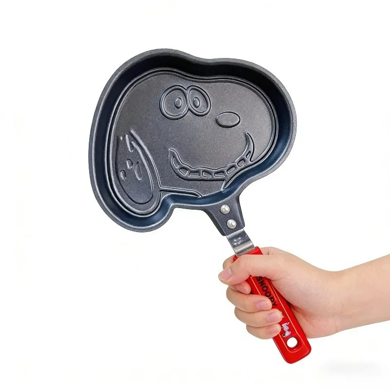 

Creative Cartoon Fried Egg Pan Snoopyed Pancake Pan Open Flame Induction Cooker Frying Pan for Boys and Girls Cute DIY Supplies