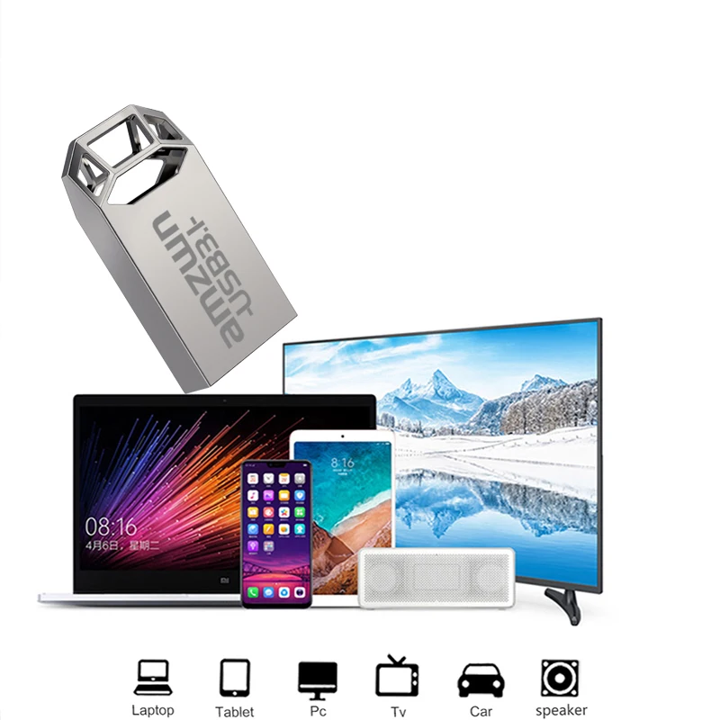 

Super Mini USB3.1 Flash Drive Waterproof Pendrive 128GB 64GB 32GB 16GB 8GB USB Memory Stick Thumb drive