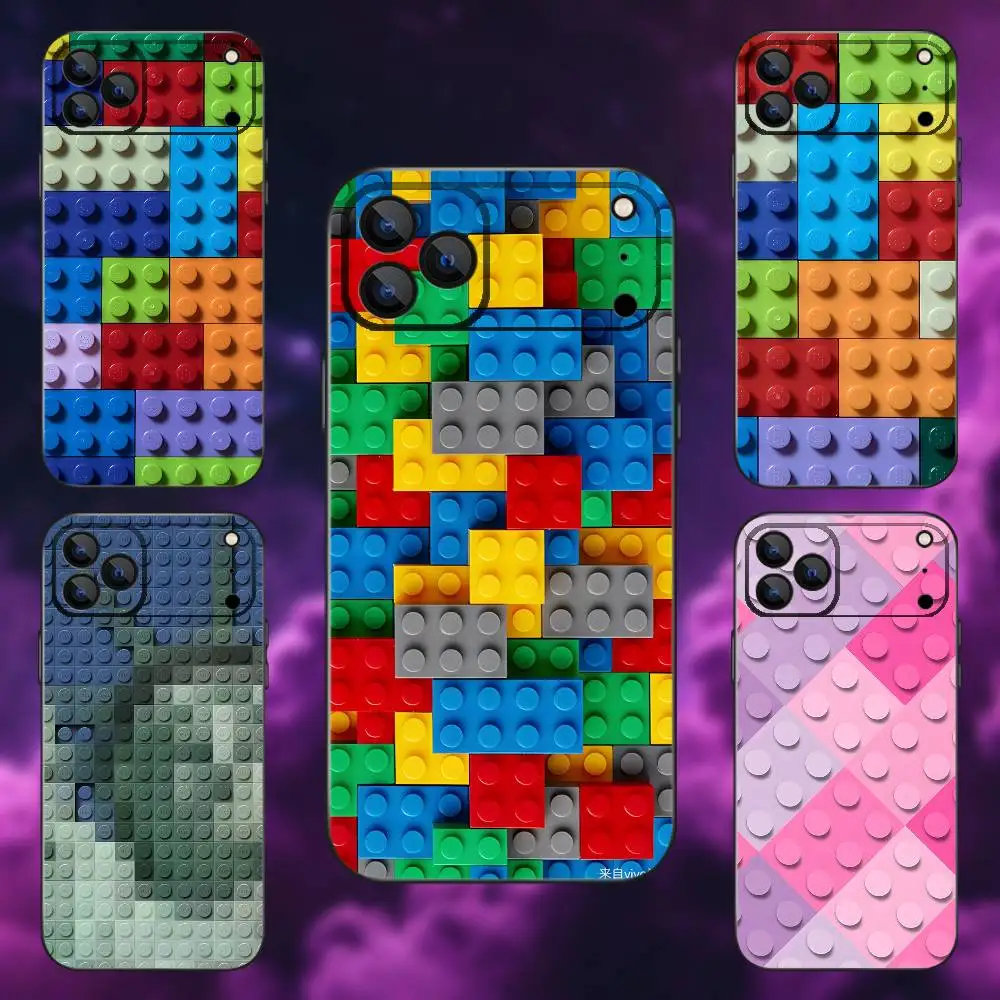 حافظة هاتف خلفية بنة لهاتف آيفون 17,16,15,14,13,12,Pro,Max,Plus,E,SE4,Air,Mini Black Soft Box #1