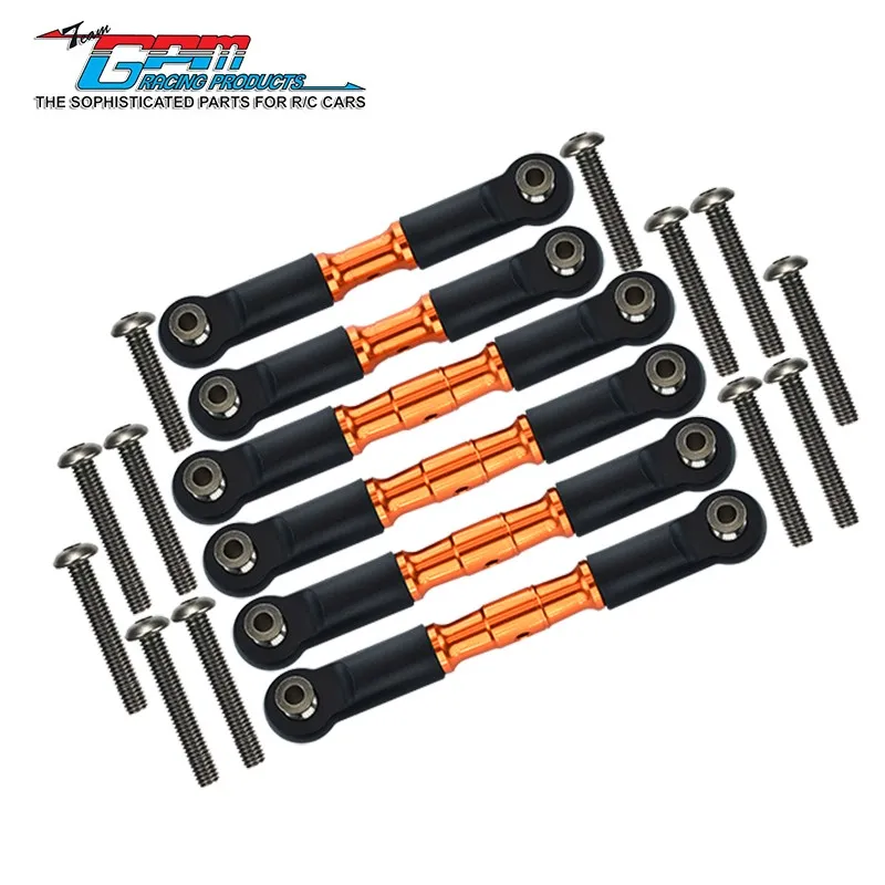 Biellettes de direction réglables en aluminium GPM pour ARRMA 1/10 Granite Mega Senton 3S BLX-mise à niveau des pièces de voiture de course
