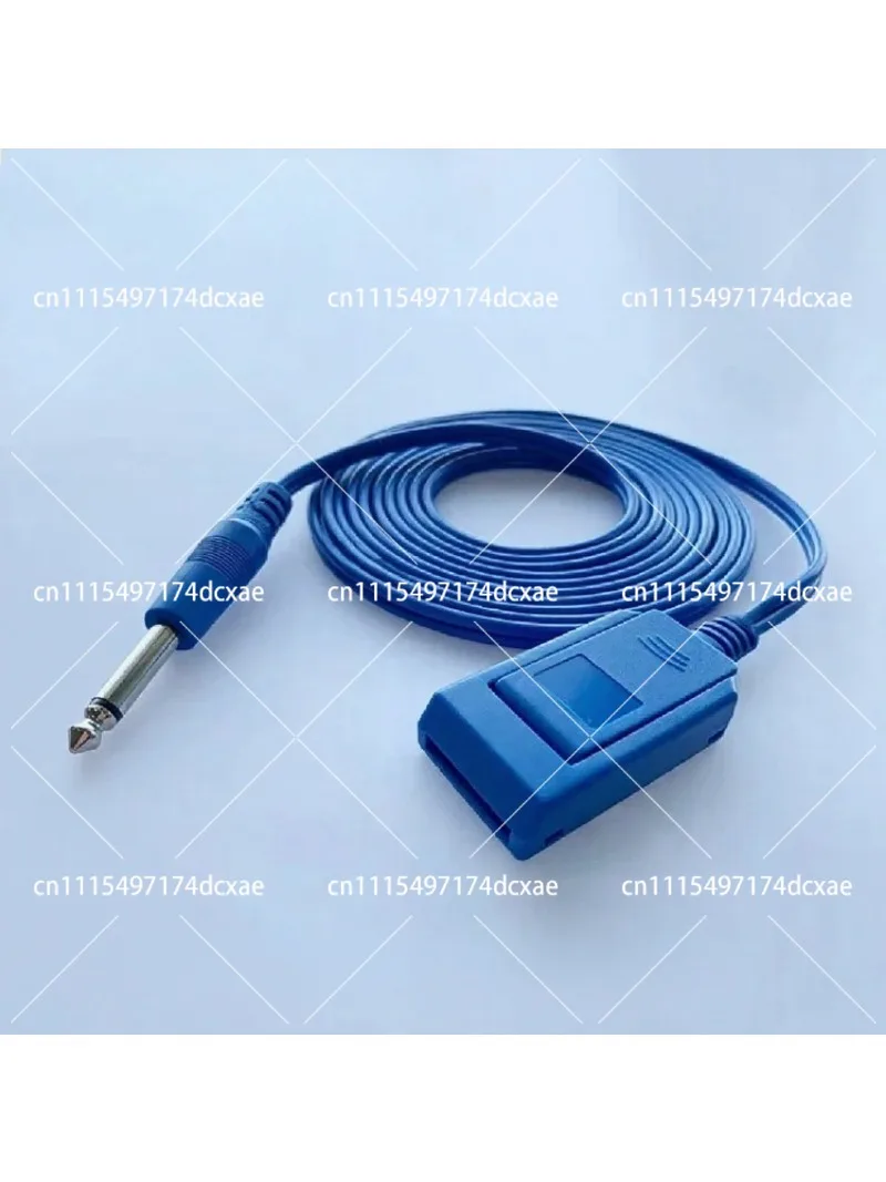 Universal Electrode Wire for Electrosurgical Knife, Neutral Plate Return Cable, Disposable Grounding Pad Connector