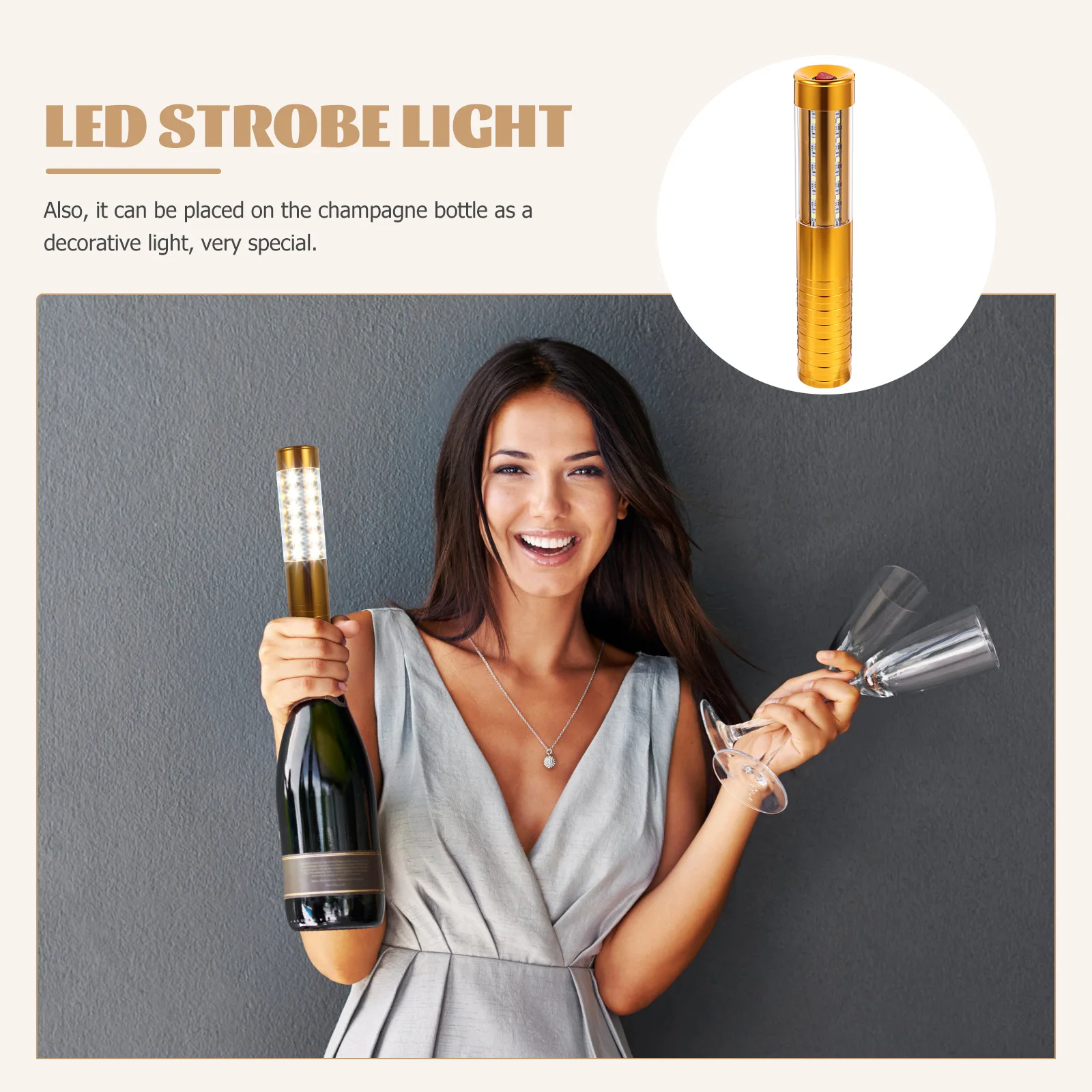 

1 set Event Light Stick Bar Glow Metal Festival Wand Fluorescent Nightclub Stick Wedding Camping Hiking Emergency Illumination