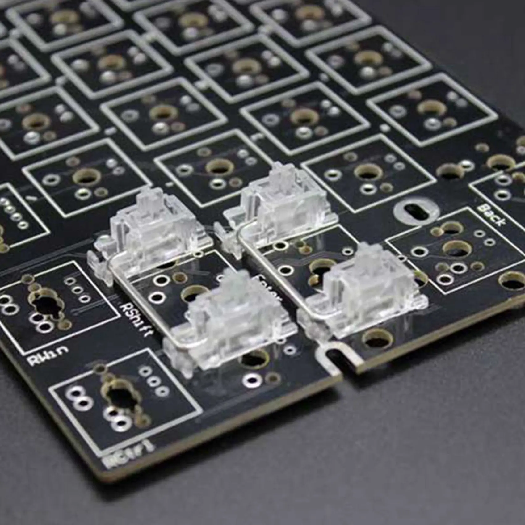 

Stable- 2X Mechanical Keyboard Cherry Mx Switch Pcb Mounted Cherry Stabilizer Clear Transparent Case