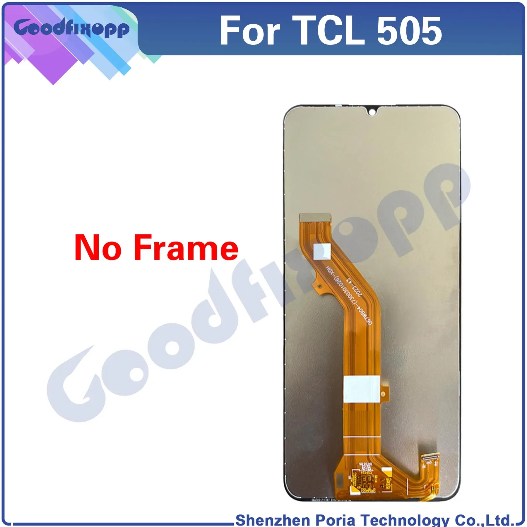 For TCL 505 LCD Display Touch Screen Digitizer Assembly Repair Parts Replacement