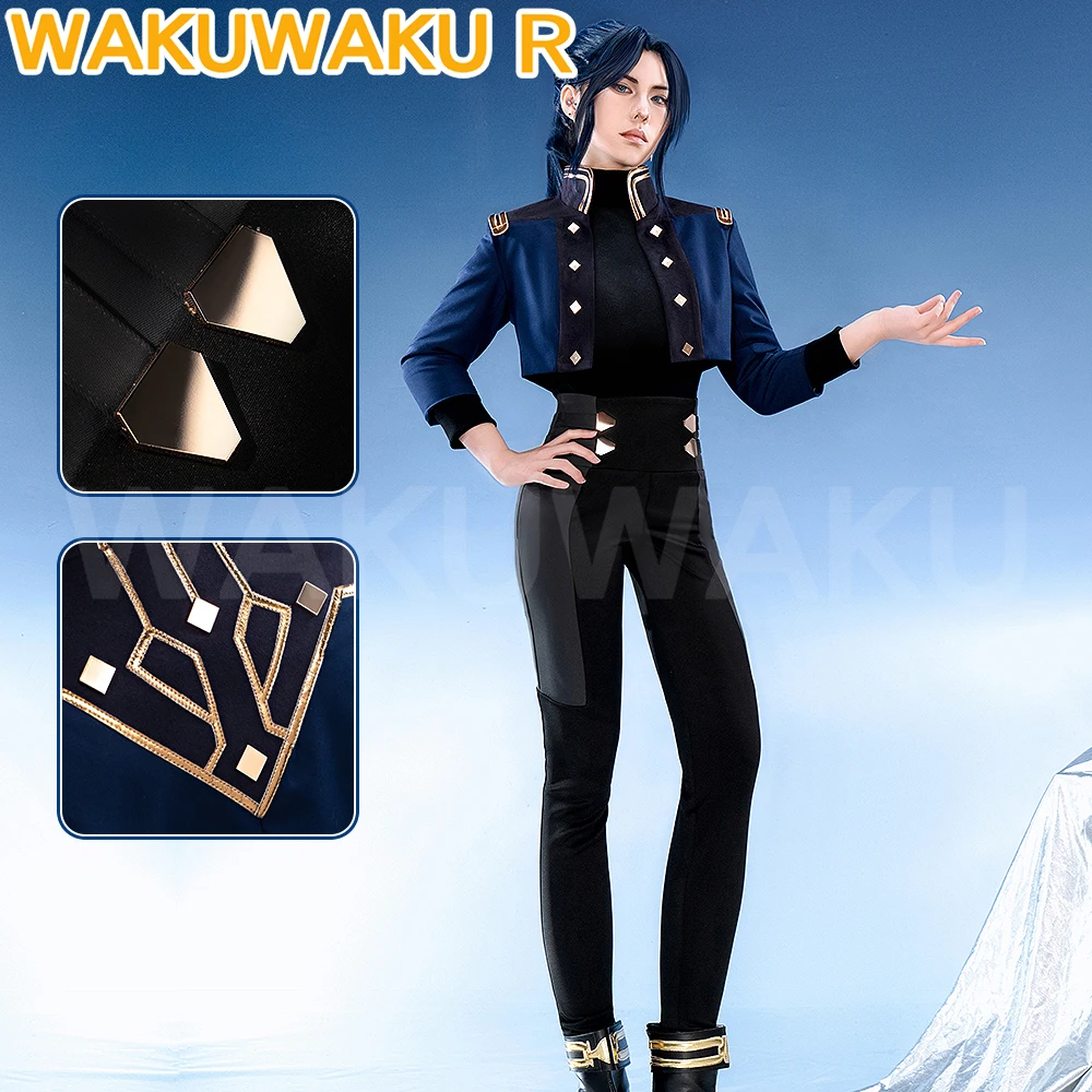

IN STOCK Caitlyn Cosplay Costume Anime Arcane Cosplay【S-3XL】WakuWakui-R Women Uniform Caitlyn Arcane Season 2 Halloween LOL