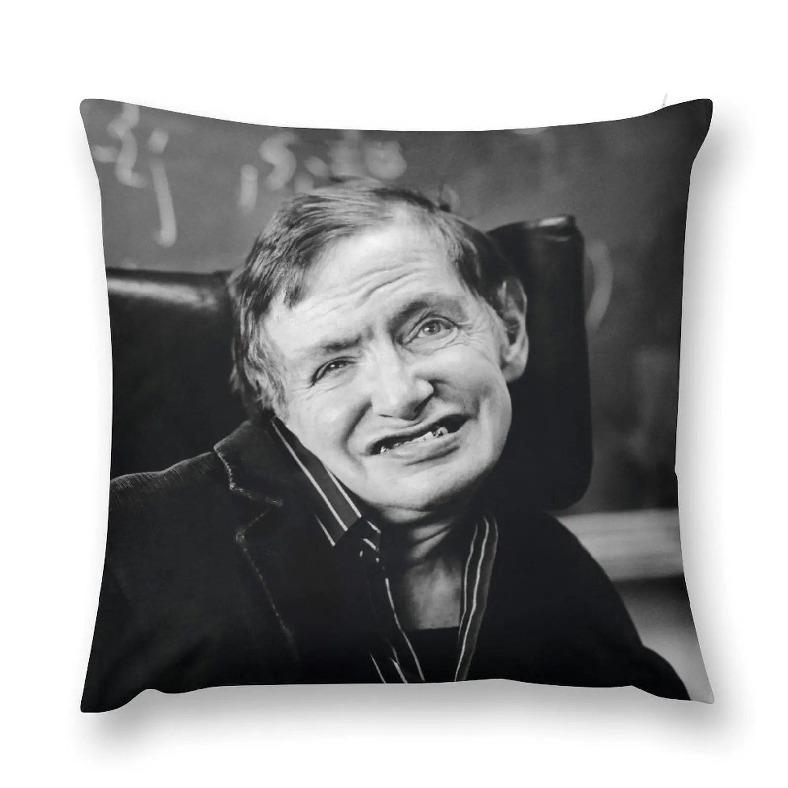 

Stephen Hawking, British physicist (C020/7219) Throw Pillow Sofa Cover Christmas Covers For Cushions Plaid Sofa pillow