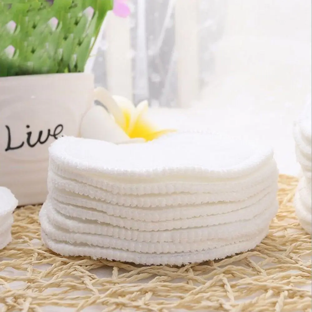 Prevalent 12pcs Maternal Maternity Mammy Ecological Cotton Breastfeeding Anti-overflow Washable Nursing Reusable Breast Pads