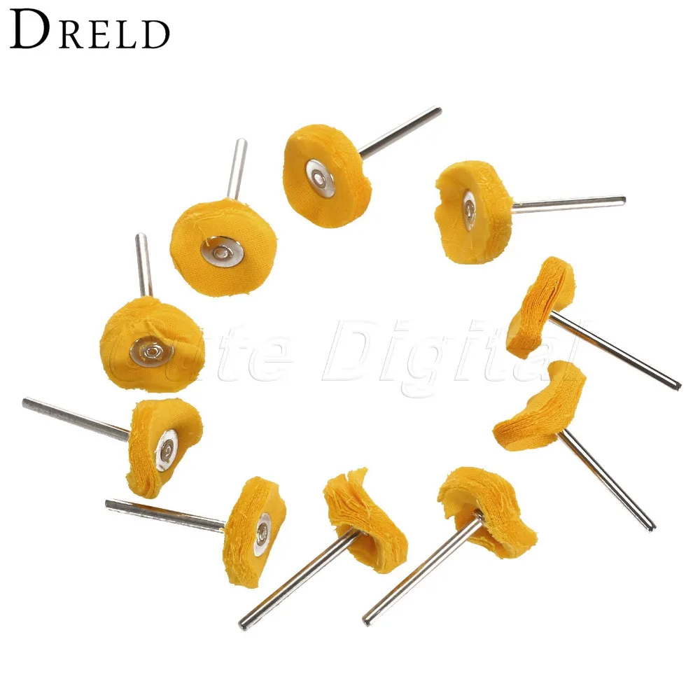 10 Chiếc Phụ Kiện Dremel 25X3Mm ĐỆM PHỒNG Đánh Bóng Cho Kim Loại Vải Chà Nhám Deburring Bánh Xe Miếng Lót Quay dụng Cụ Đánh Bóng Dụng Cụ