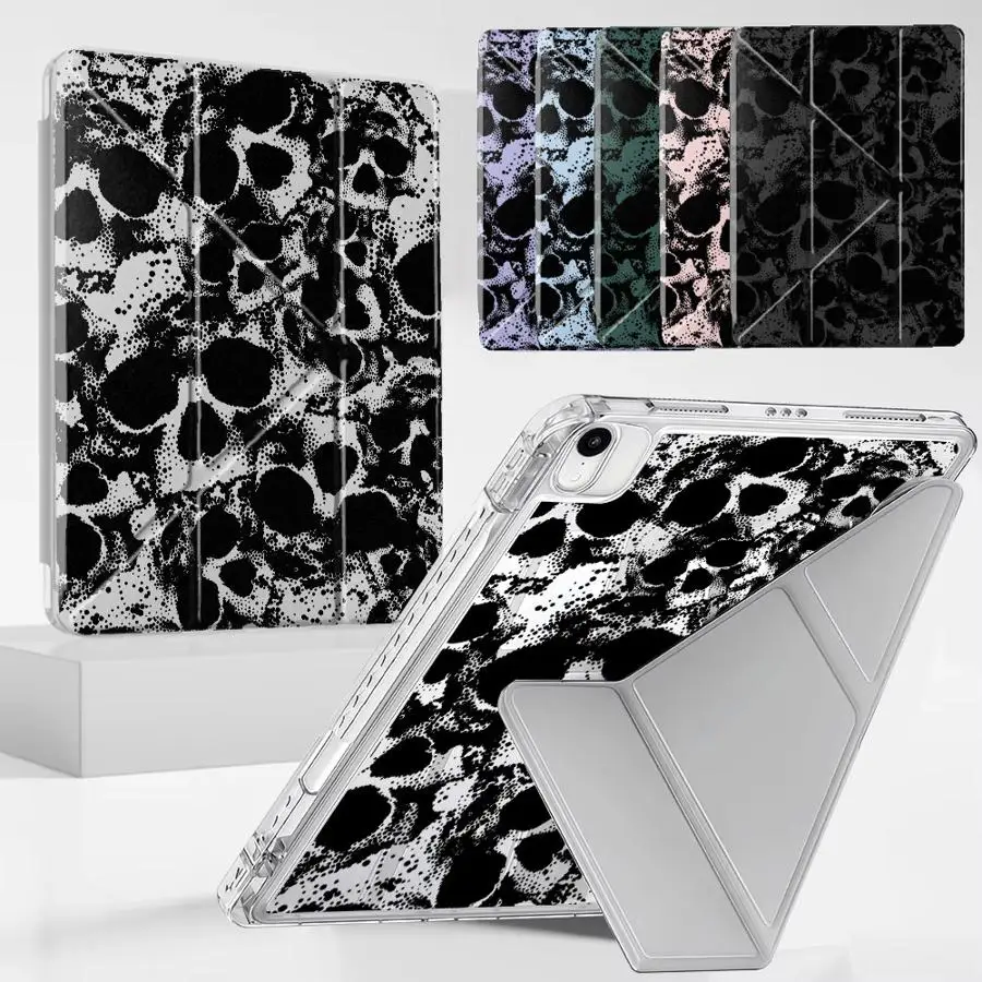

Чехол-подставка для планшетов iPad Pro 2025, Air 4, 5, M3, M2, M4, 11 дюймов, Mini 6, 7, Pro 11-го, 10-го, 9-го, 8-го, 7-го поколений, 12.9 дюймов, Y-Fold, мультяшный дизайн