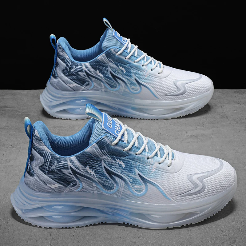 

2024 new plus-size trend men's shoes net shoes breathable comfortable outdoor sports