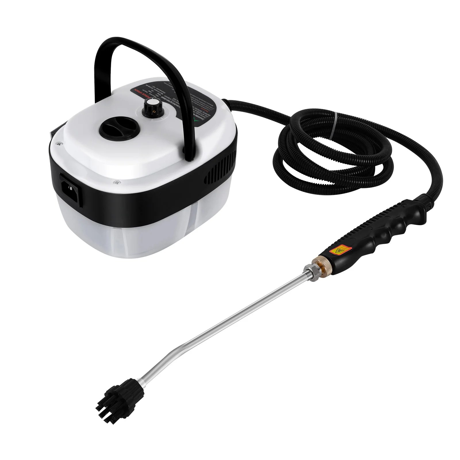 

High Pressure Steam Cleaner 2500W White Handheld High-Pressure High-Temperature Steam Cleaner Steam Temperature 6 Gear for Home