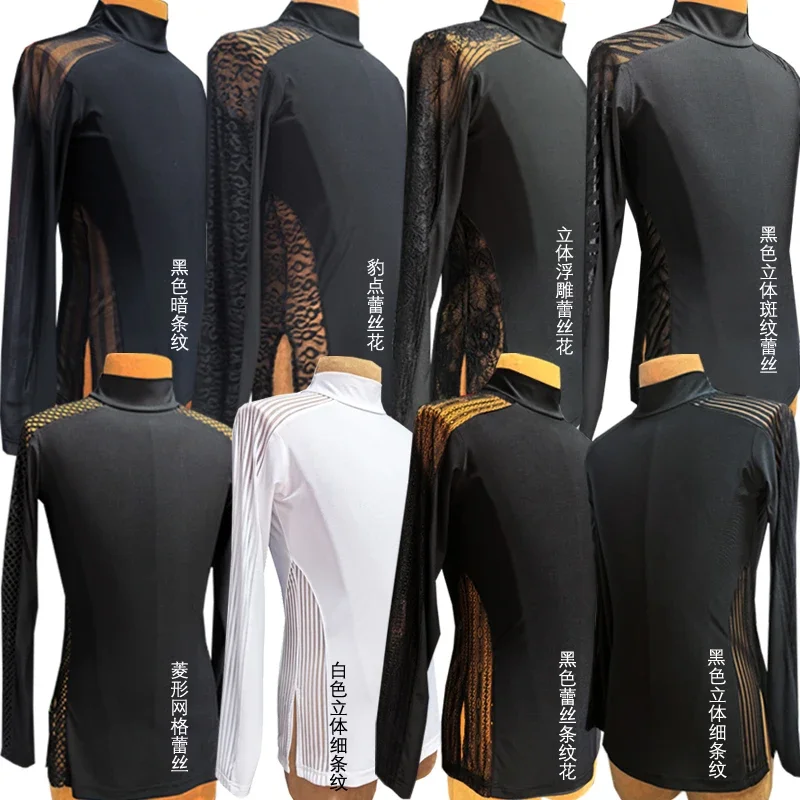 hauts-de-danse-pour-hommes-cha-cha-rumba-salsa-concours-de-danse-de-salle-de-bal-vetements-d'entrainement-vetements-de-danse-latine-pour-adultes