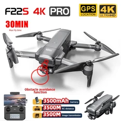 F22S Profesjonalny GPS 360°° Unikanie przeszkód 4K HD Pro EIS fotografia lotnicza kamera 5G WIFI 3.5KM FPV RC Drone zabawka dla chłopca