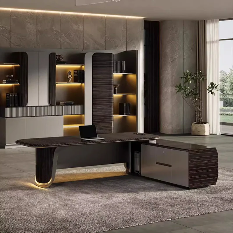 Modern Ladies Office Desk Aesthetic Luxury Big Clearance Laptop Office Desk Corner Drawers Executive Mesa Escritorio Furniture
