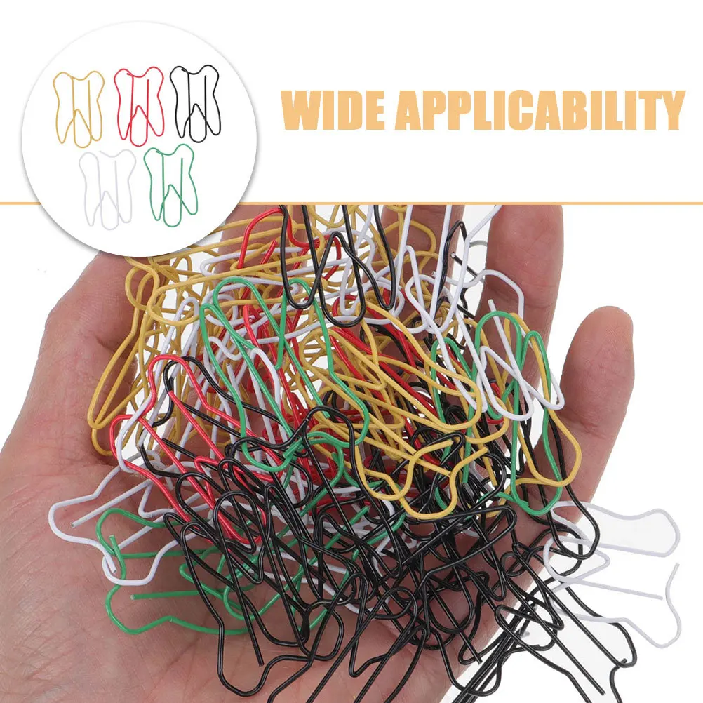 60 قطعة مقاطع ورق الأسنان الإبداعية وثيقة فرز تنظيم مقاطع المرجعية صفحة علامة لوازم مكتبية غرزة علامات