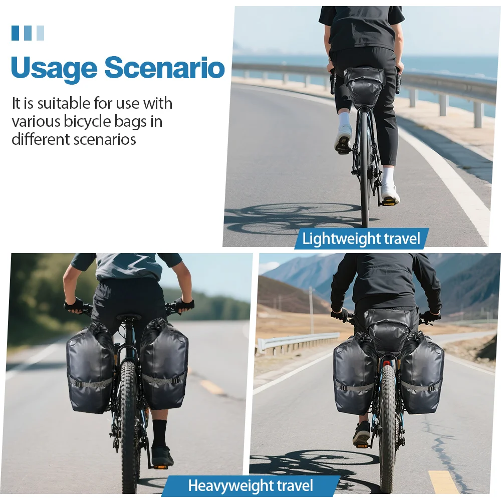 Einstellbare Aluminium Legierung Fahrrad Gepäck Träger Kies Fahrrad Universal Fahrrad Hinten Regal Gabel Regal Tasche Für Bikepacking – Detail 11