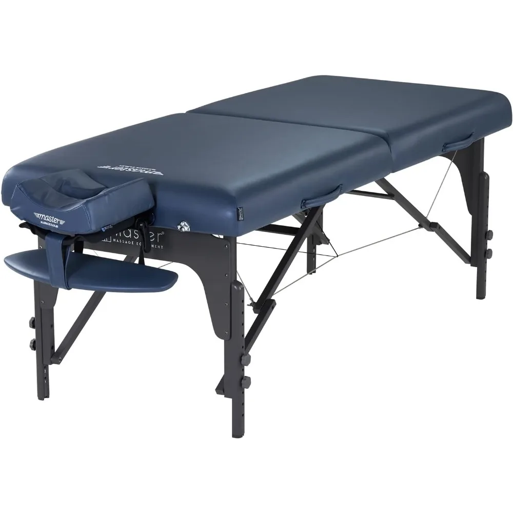 

Massage 31" Montclair Pro Portable Massage Table Package, Memory Foam Cushioning, Reiki Panels, Shiatsu Cable Release