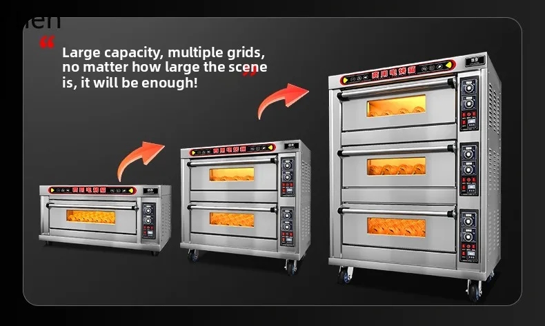 Forno elettrico LXC per cottura commerciale speciale un strato due piastre forno a gas per pizza, torta, pane, forno a gas