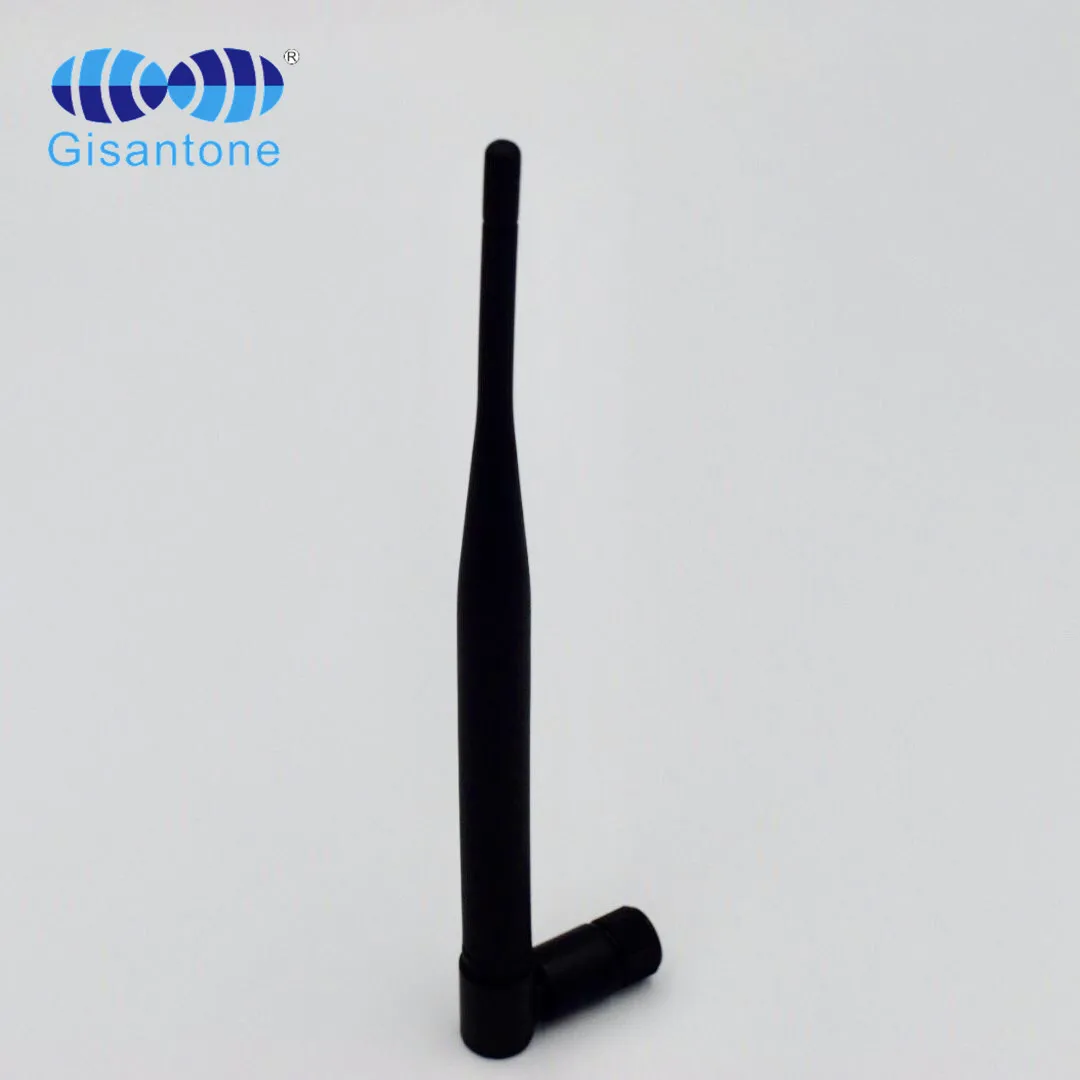 Wifi foldable rubber antenna with sma plug male omni 2555mhz for 4g modem