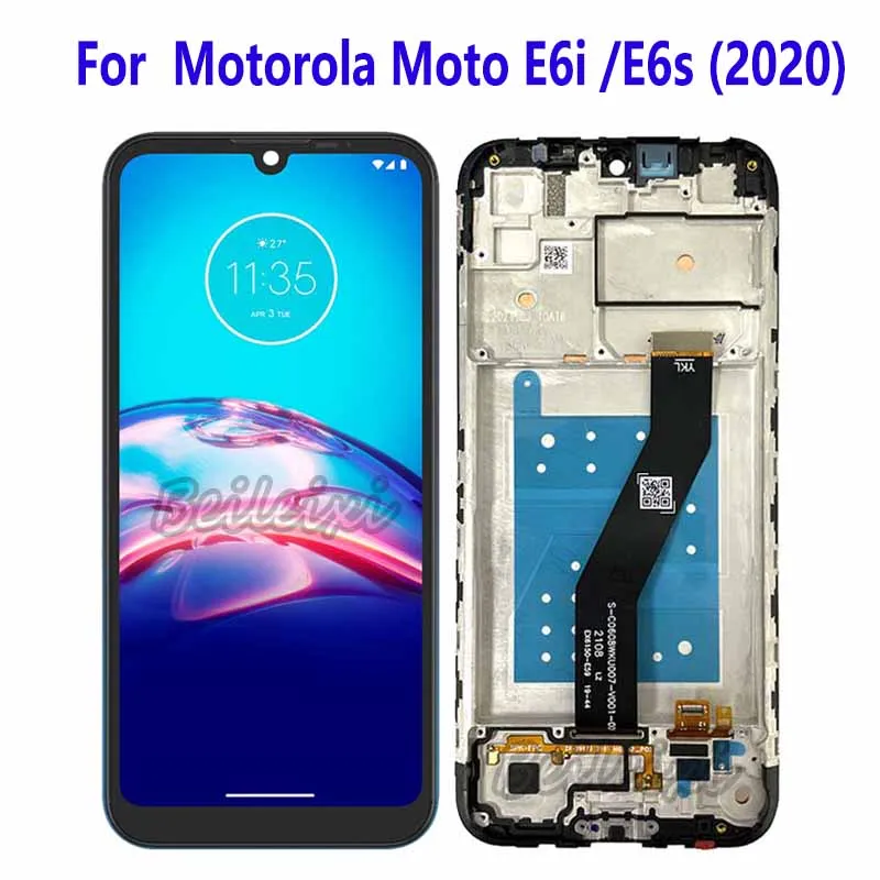 For Motorola Moto E6i XT2053-6 XT2053-5 XT2053-1 LCD Display Touch Screen Digitizer Assembly For Moto E6s 2020 XT2053-4 XT2053-2