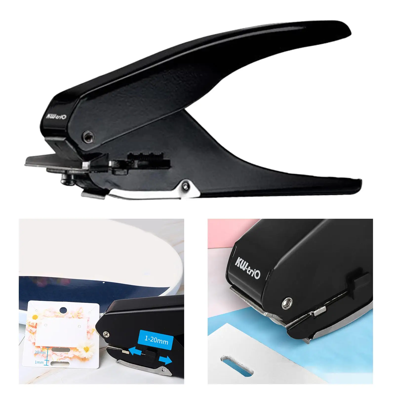 Hole Hand Held Paper Punch Hole Puncher Scrapbooking Card Making Tags