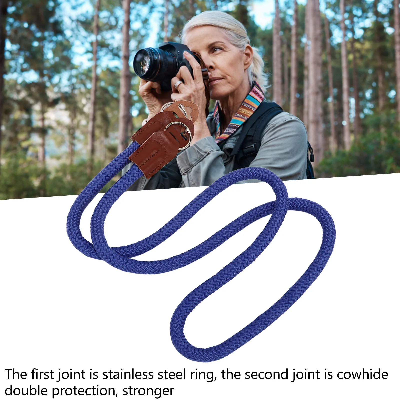 Câmera pescoço alça de ombro portátil couro náilon macio cinto de ombro para câmera digital slr alça de pescoço alça de câmera de náilon