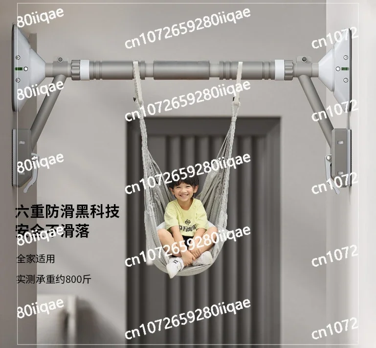 Horizontal Bar Door, Household Children's Non-punching Pull-ups, Family Indoor Fitness Equipment, Double Upgraded Horizontal