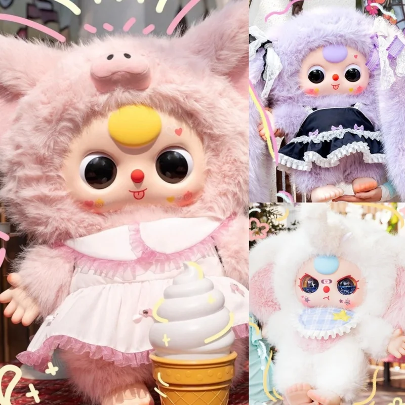

Genuine Baby Three 1000% V2 Voyage Series Blind Box Cute Plush Doll Collection Model Room Desktop Decor Ornament Surprise Gift