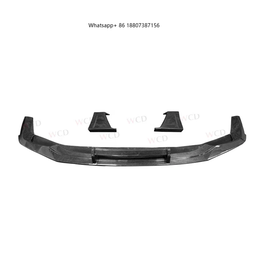 

Новый передний сплиттер (губа) из сухого карбона RS7 Prepreg для RS7 C8 Sportback 4-дверный 2019-2021, автозапчасти