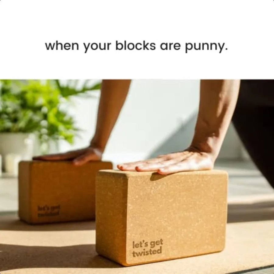 Premium Cork Yoga Blocks Extra Large Yoga Block 2Pack or Extra Tall 1Pack for Iexible Yogis Natural HighDensity Cork for erior